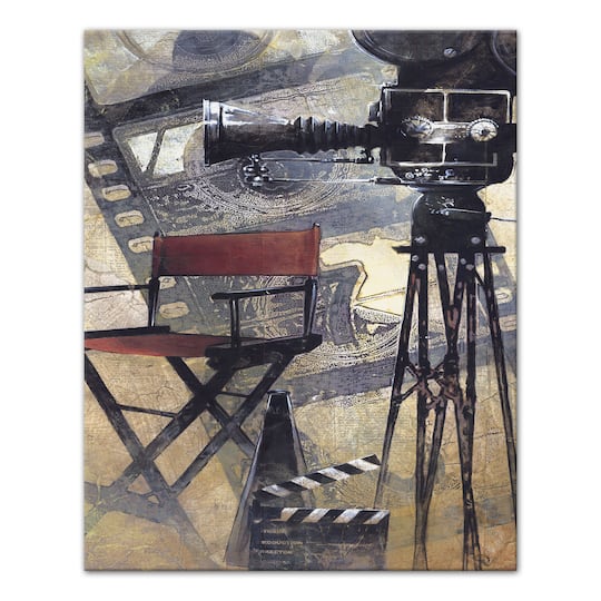 Camera In Production 16" x 20" Canvas Wall Art